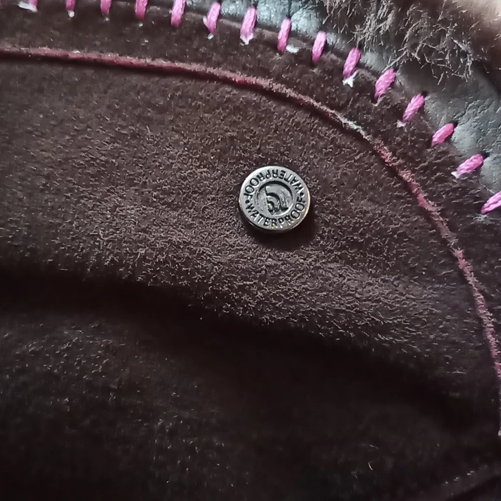 The North Face Suede Winter Boots Janey Apres Snow Moccasin PrimaLoft 9.5